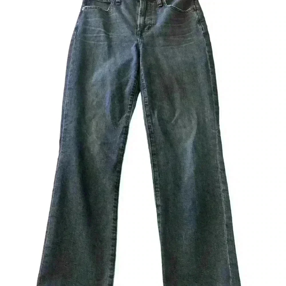 Madewell Women’s Straight Leg Jean Mid Rise  Denim Dark Wash Black Size 25 - Picture 7 of 7
